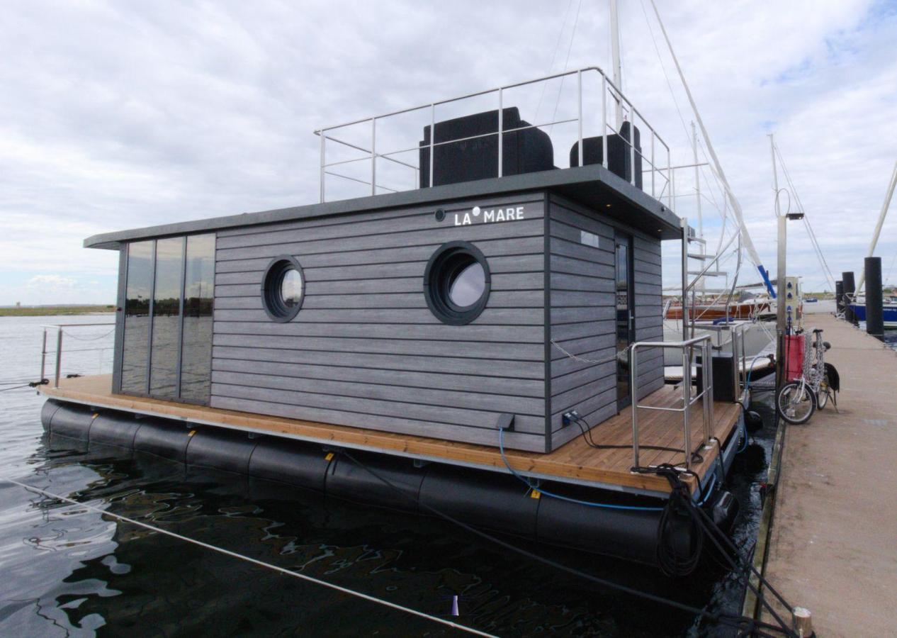 Hausboot Fjord Lacerta Mit Dachterrasse In Wendtorf Kültér fotó